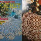 DECORATIVE CROCHET 1989 10 SWARMS OF BIRDS & BUTTERFLIES GRAPE CLUSTERS IN IRISH CROCHET