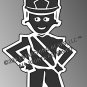 SHAKO - Marching Band / Drum Corps Person Decal - FEMALE