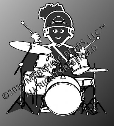 Pit/Percussion - DRUM SET Decal