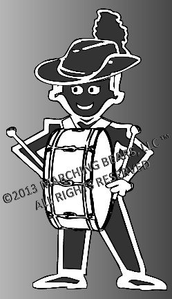 Percussion/Battery - BASS DRUM Decal