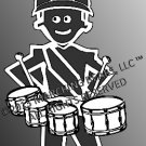 Percussion/Battery - TENOR DRUMS Decal