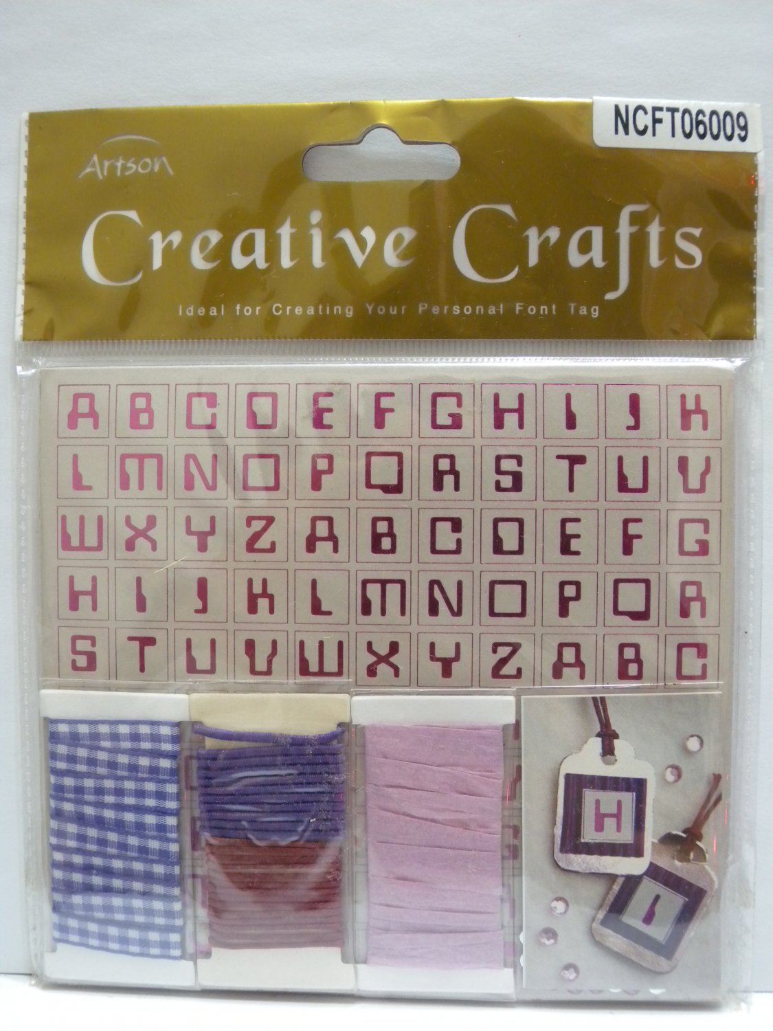 Creative Paper Craft Personal Font Tags DIY Set For Gift Wrapping Set