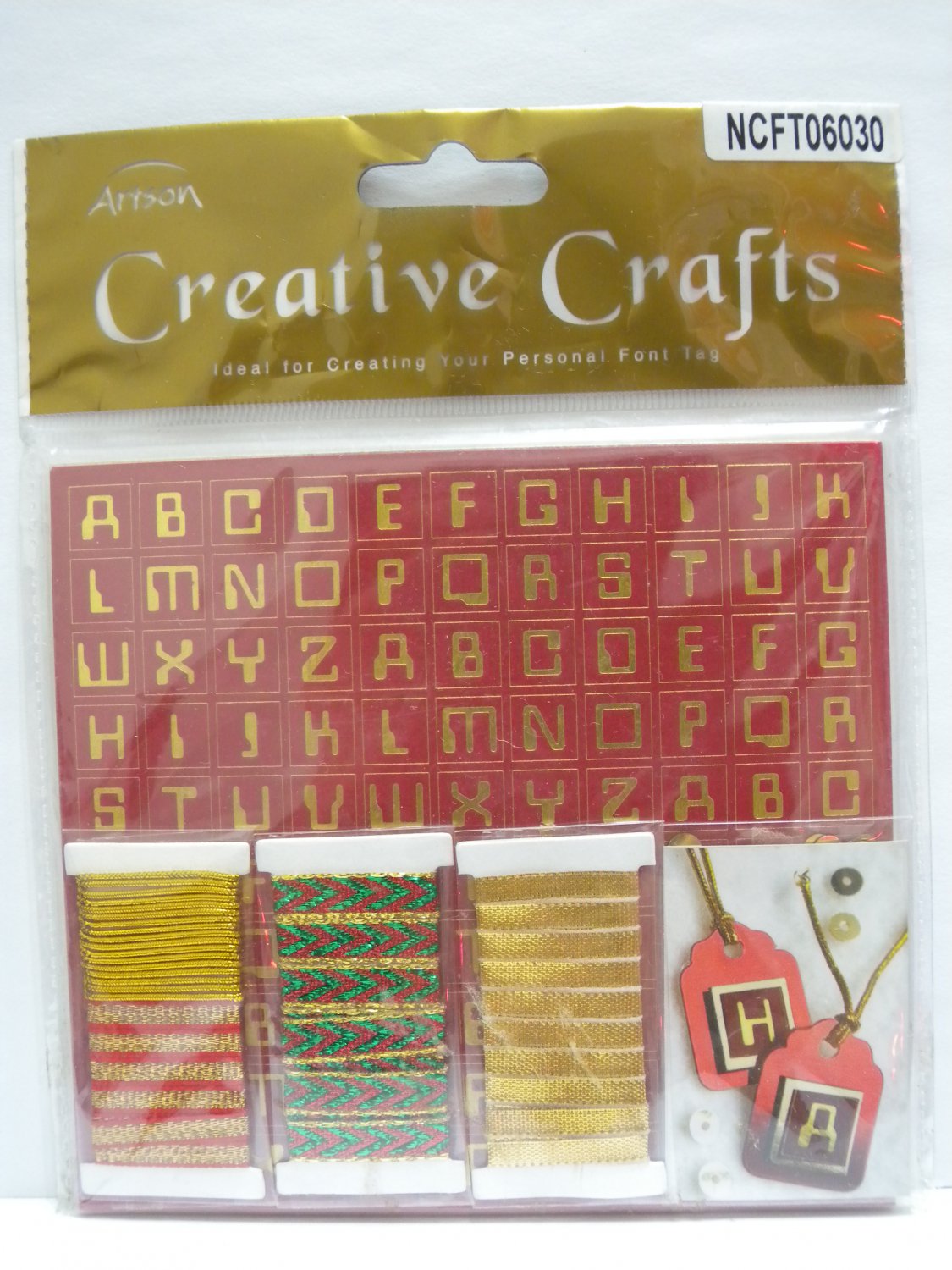 Creative Paper Craft Personal Font Tags DIY Set For Gift Wrapping Set