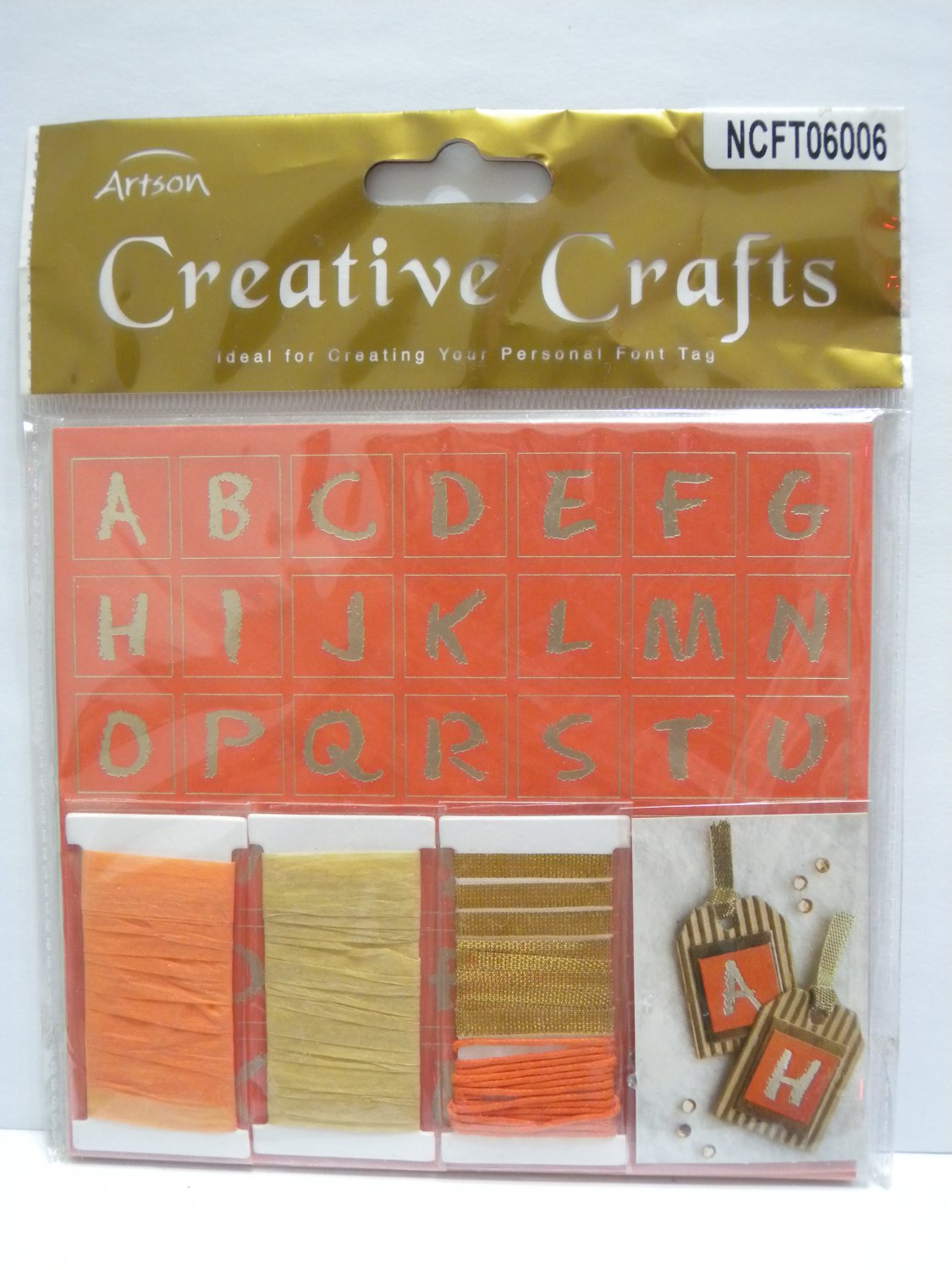 Creative Paper Craft Personal Font Tags DIY Set For Gift Wrapping Set