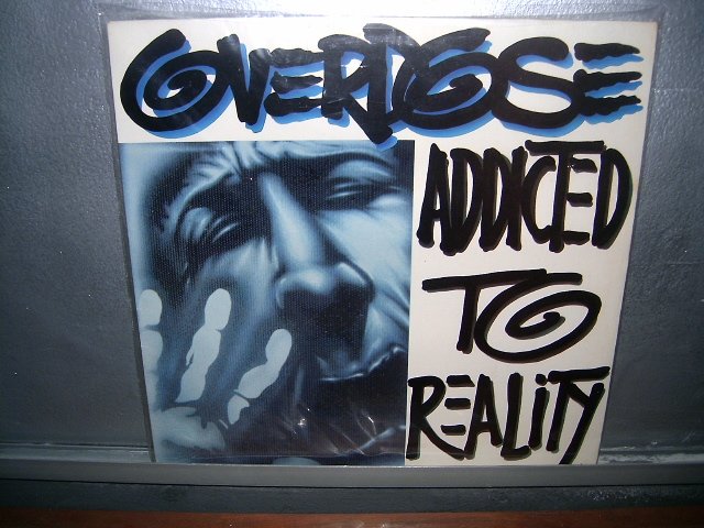 OVERDOSE addicted to reality LP 1990 THRASH METAL*
