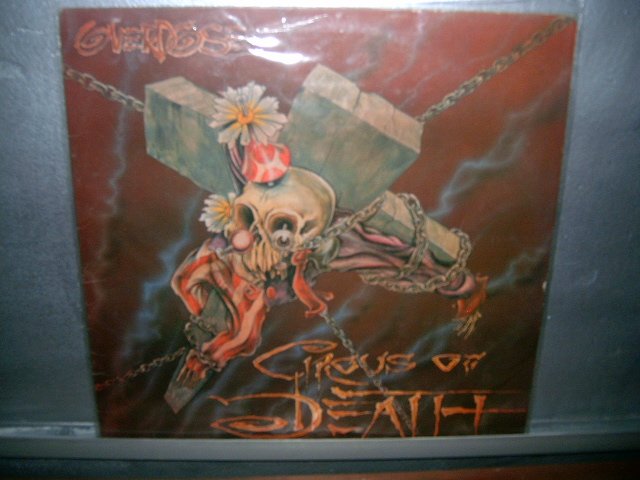 OVERDOSE circus of death LP 1992 METAL MUITO RARO VINIL