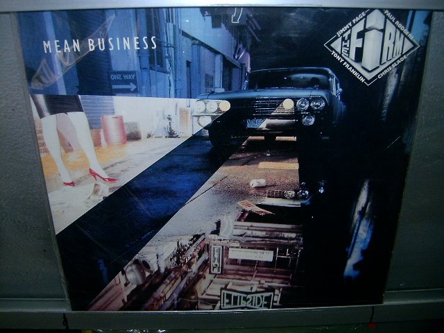 THE FIRM mean business LP 1986 ROCK**