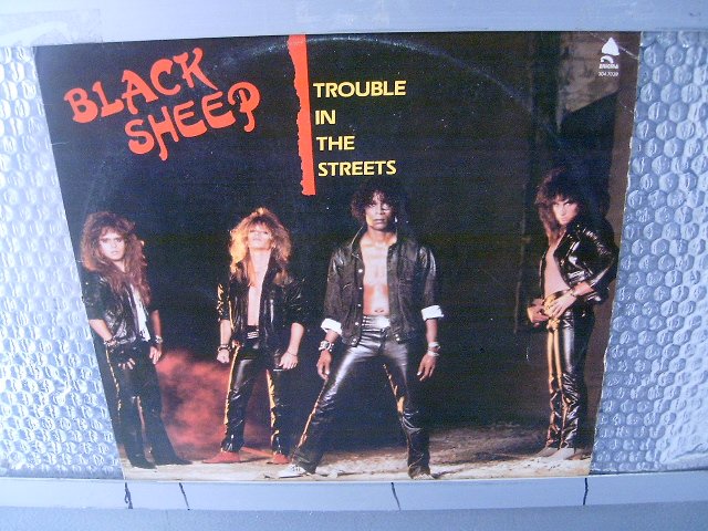 BLACK SHEEP trouble in the streets LP 1986 HARD ROCK**