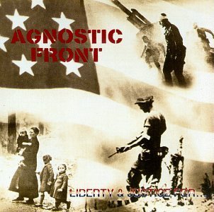 AGNOSTIC FRONT liberty & justice for... CD 1987 HARDCORE