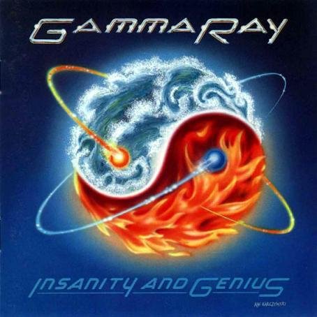 GAMMA RAY insanity and genius CD 1993 HEAVY METAL