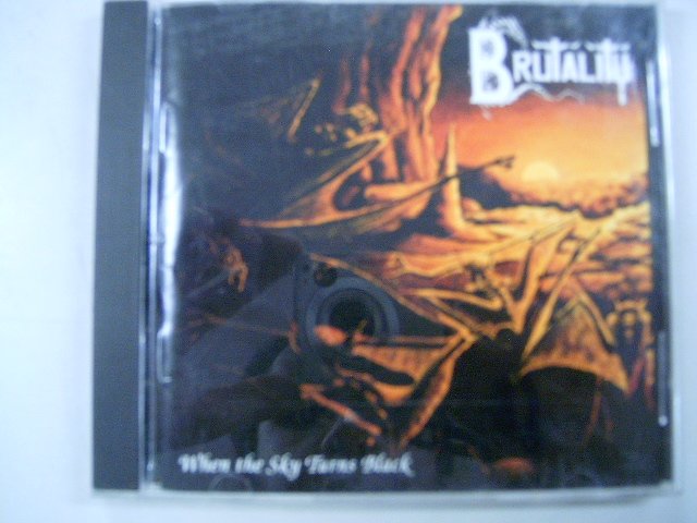 BRUTALITY when the sky turns black CD 1994 DEATH METAL