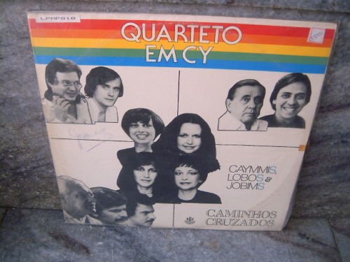 QUARTETO EM CY Caymmis, Lobos & Jobims LP 1981 BRAZIL