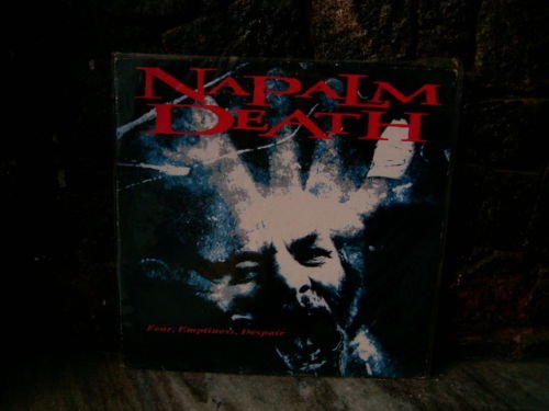 NAPALM DEATH Fear Emptiness Dispair LP 1994 ORIGINAL UN