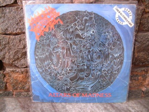 MORBID ANGEL Altars Of Madness LP 1989 BRAZIL BONUS TRA