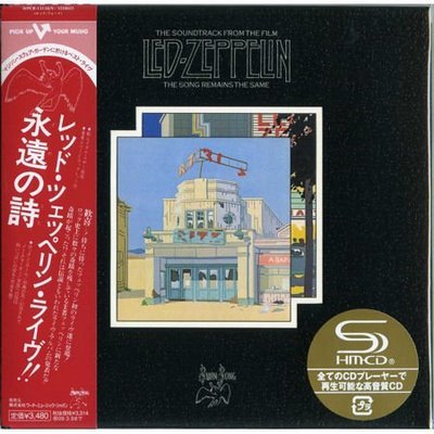 LED ZEPPELIN the song remains the same MINI VINYL CD 1976 HARD ROCK