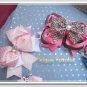 F206e  pink poka dot 6inch boutique bow