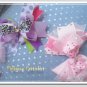 F205b Fun Party lavender & leopard 6inch boutique bow