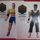 Virtua Fighter fighting manual guide book 2 set / SEGA Saturn, SS