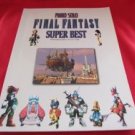 Final Fantasy (II,III,V,VI,VII,VIII,IX) 42 SUPER BEST Piano Sheet Music Collection Book