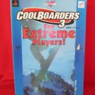 Cool Boarders 3 official guide book / Playstation,PS1