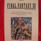 Final Fantasy XII 12 Soundtrack 51 Piano Sheet Music Collection Book / Playstation2
