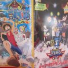 One Piece & Digimon the movie 'Clockwork Island Adventure' guide art book 2001