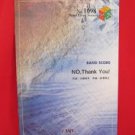 K-on Keion 'No Thank You' Band Score Sheet Music Book