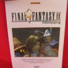 Final Fantasy IX 9 Piano Sheet Music Collection Book *