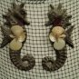Large Seahorse Wallhangings (black) (set if two)