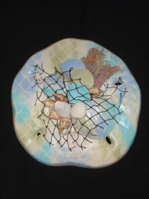 Sand Dollar Wall Plaque (multi color/pastel)