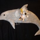 Grey Dolphin Wallhanging