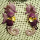 Small Seahorse Wall hangings (mauve/multi color) (set of two)