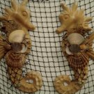 Large Seahorse Wall Plaques (tan/sand color)