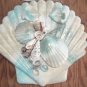 Seashell Plaque multi color with fish accents
