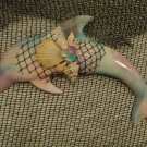 Dolphin Wall Plaque Multi Color Pastels