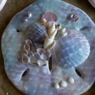 Sand Dollar Plaque Blue/Purple