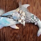 Dolphin Wall Hanging Multi Color Blue