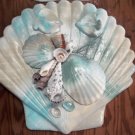 Shell Plaque Tan/Blue