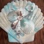 Shell Plaque Tan/Blue