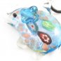 P334 Lampwork Glass Elephant Pendant Necklace