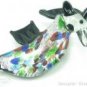 P1045 LAMPWORK GLASS BLACK SEAHORSE PENDANT