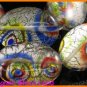 GQ013 15" -15*20MM DICHROIC GLASS BEADS ITALIAN FOIL