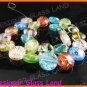 GQ007 15" - 16MM DICHROIC GLASS ROUND BEADS ITALIAN