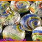 GQ011 LOT 10PCS * 16MM DICHROIC GLASS BEADS ITALIAN