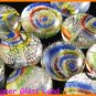 GQ011 LOT 10PCS * 16MM DICHROIC GLASS BEADS ITALIAN