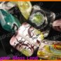 GQ014 15" - 12MM DICHROIC GLASS GRID BEADS ITALIAN FOIL