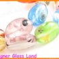 GQ015 15" -10*14MM DICHROIC GLASS BEADS ITALIAN FOIL