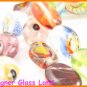 GQ015 15" -10*14MM DICHROIC GLASS BEADS ITALIAN FOIL