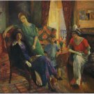 Family Group (1910/1910) by William Glackens - Postcard