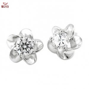silver earrings